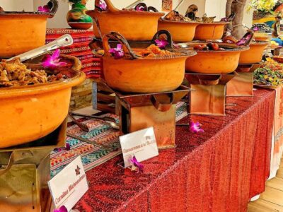 Servicio de catering de comida tradicional